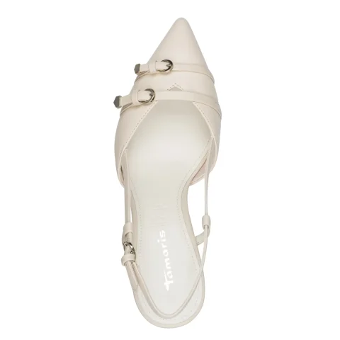 Токчета TAMARIS – 1-29631-46-413 IVORY LEATHER — снимка 5