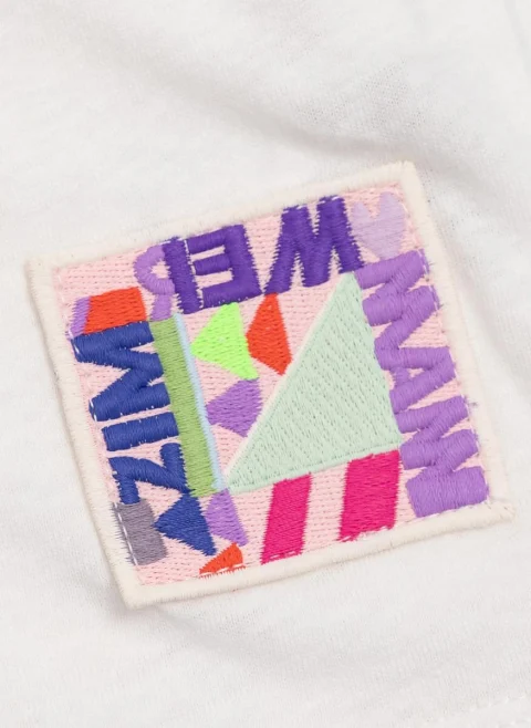 Тишърт с апликирано лого Zimmermann Kids