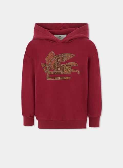 Суитшърт с бродерия 'Pegasus' Etro Kids