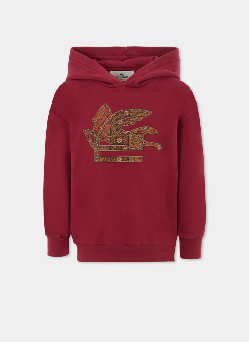 Суитшърт с бродерия 'Pegasus' Etro Kids