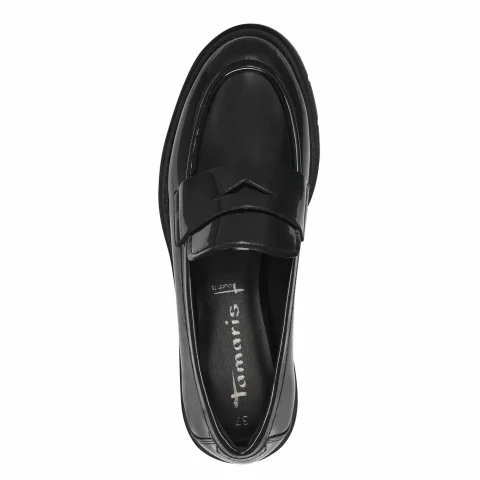 Дамски Лоуфър TAMARIS – 1-24313-42-018 BLACK PATENT — снимка 5