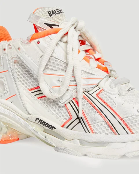 Runner Trainers in Fluo Orange — снимка 2