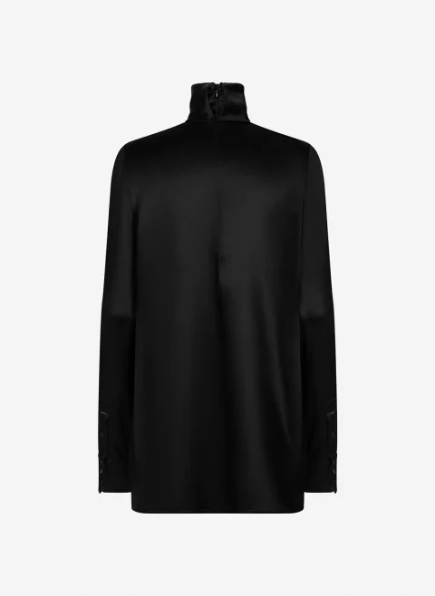 Блуза от копринен сатен Dolce&Gabbana — снимка 7
