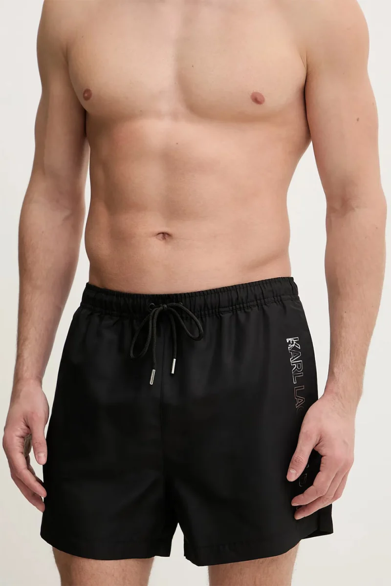 Бански Ikon Shine Boardshort B1M46001 999 black — снимка 2