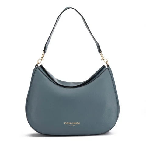 Дамска синя чанта Hobo Tiffany Large Ermanno Firenze