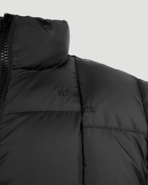 Black Puffer Vest — снимка 5