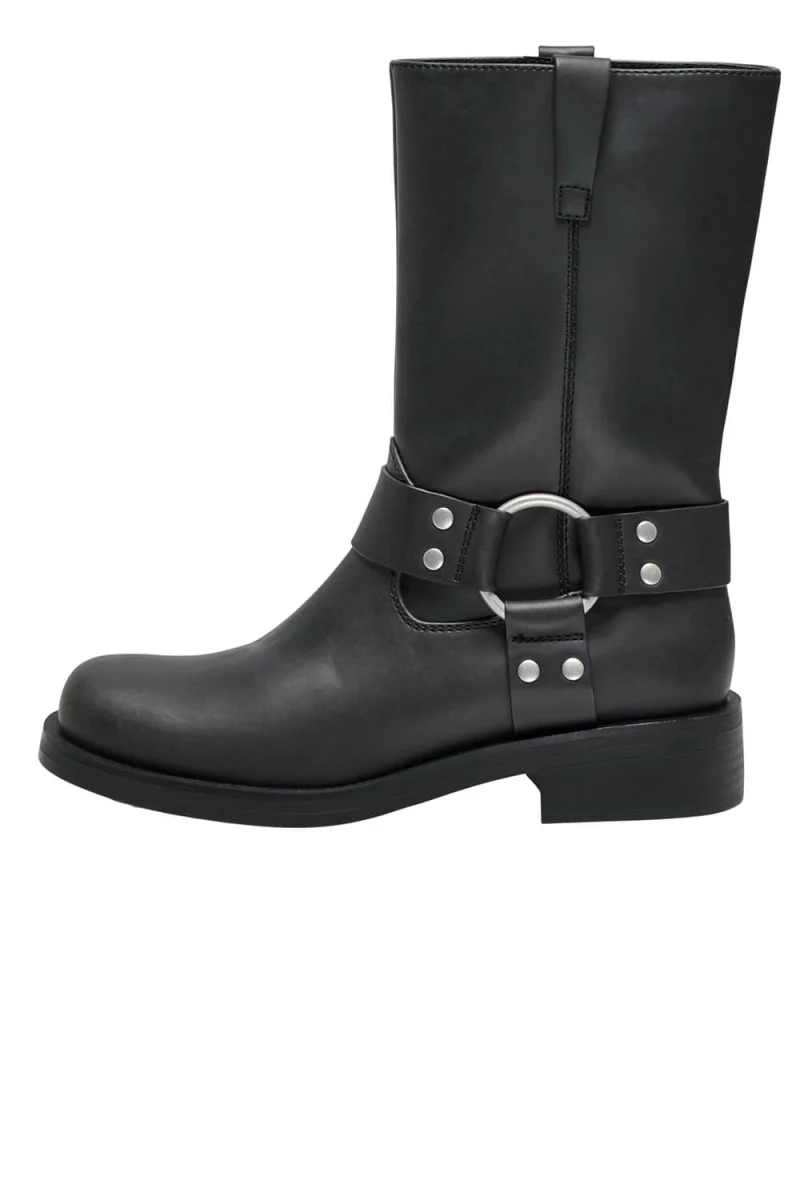 Боти Onlbax-1 Pu Biker Boot 15329812 C-N10 black
