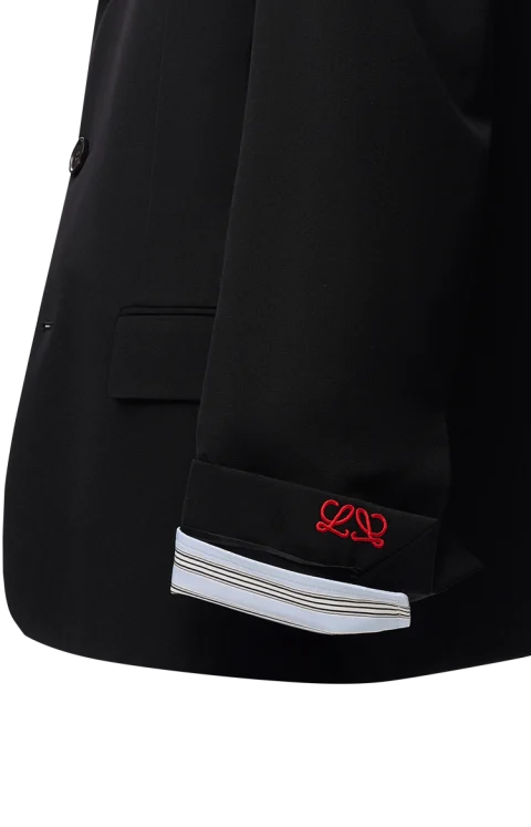 Wool Jacket in Black — снимка 3