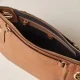 Дамска кафява чанта London Shoulder Small BORBONESE — снимка 4