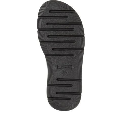 Дамски Равни Чехли TAMARIS – 1-27239-42-003 BLACK LEATHER — снимка 6