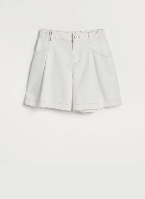 Къс панталон от деним Brunello Cucinelli Kids 6