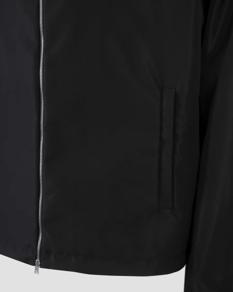 Black Tech Fabric Blouson — снимка 4