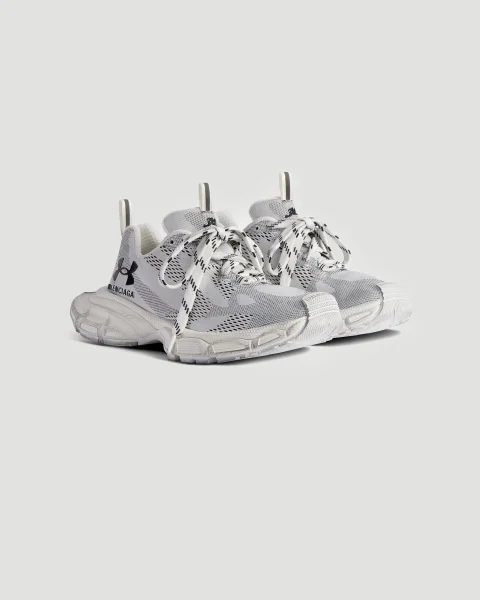 Women's Under Armour® 3XL Knit Sneaker in White and Black — снимка 2