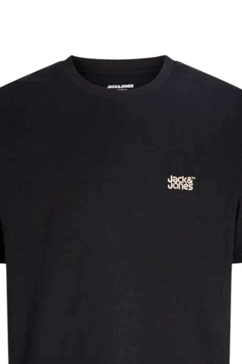 T-Shirt Jjecolton 12299016 C-N10 black — снимка 2