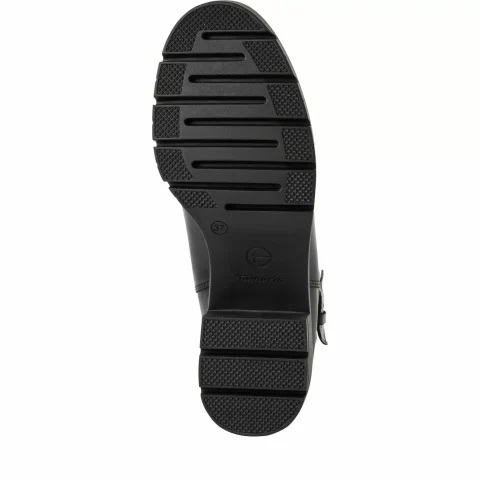 Дамски Боти На Ток TAMARIS – 1-25447-43-003 BLACK LEATHER — снимка 6
