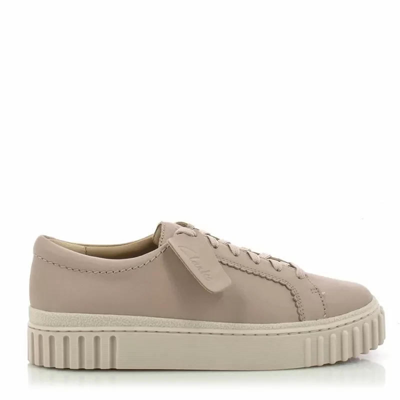 Дамски Сникърс CLARKS – 26181209 MAYHILL WALK LIGHT PINK LEA