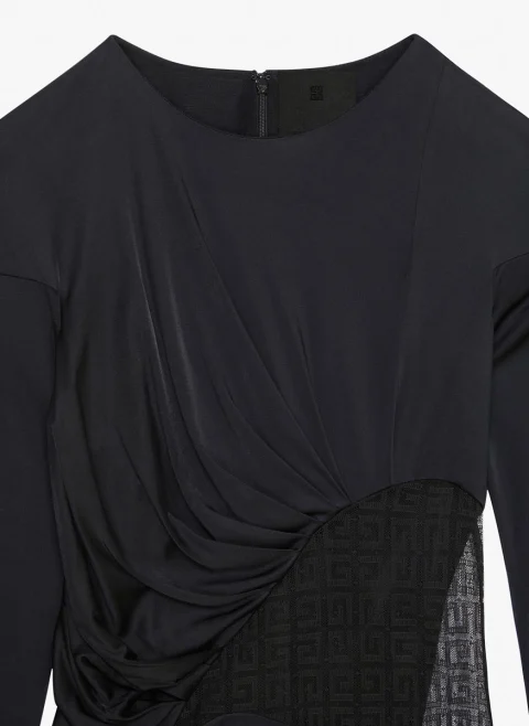 Блуза с детайл от мрежа Givenchy — снимка 5