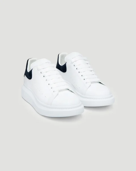 Oversized Sneaker in White and Blue Grey — снимка 2