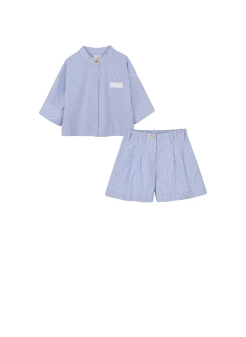 Комплект с раиран десен Givenchy Kids