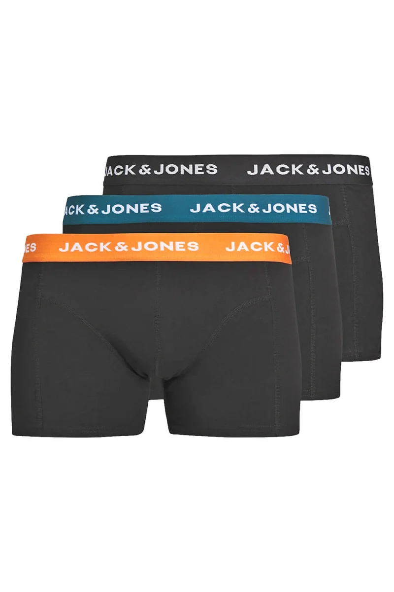 Бельо (Pack of 3) Jacjonas Solid Trunks 3 Pack 12259087 C-N10 black