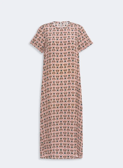 Копринена рокля с принт Weekend Max Mara Wkdvinci — снимка 7
