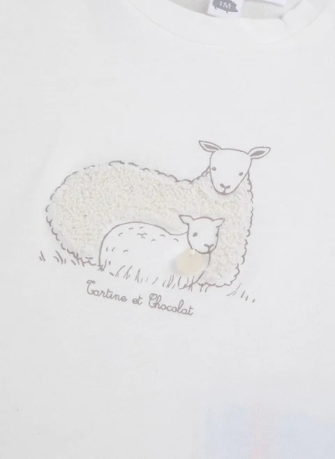Блуза с принт 'Sheep' Tartine et Chocolat — снимка 14