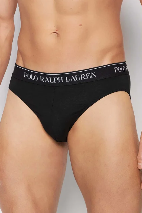 Бельо (Pack of 3) Low Rise Brief 714835884002 B2919 polo blk/polo blk/polo blk — снимка 2