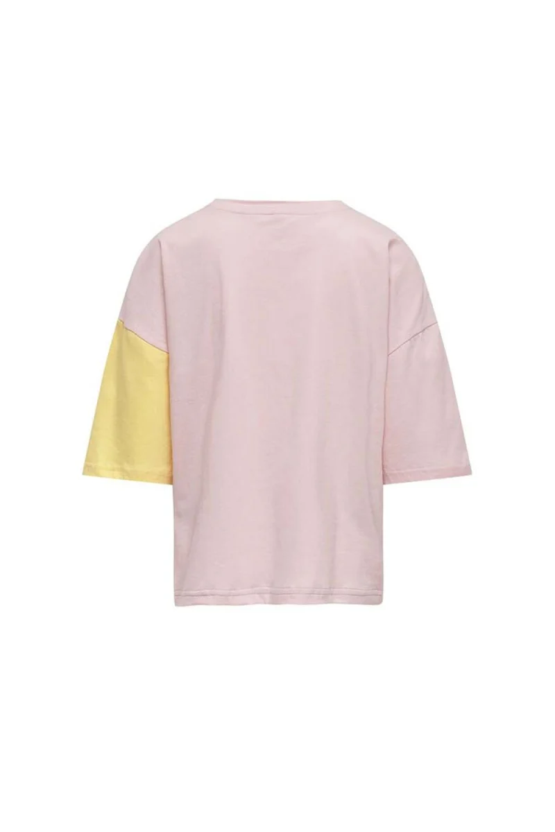 Детски Top Kogjulie S/S Block Tee Jrs 15258219 14-4115 tcx cashmere blue — снимка 2