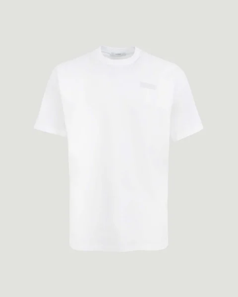 Cotton T-Shirt with Givenchy Patch in White