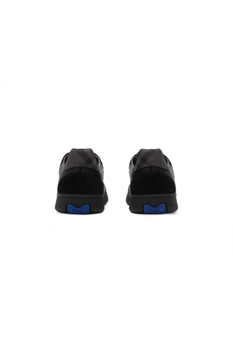 Burberry Check Terrace Sneakers in Black — снимка 4