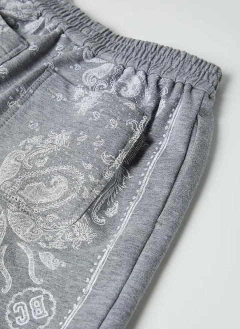 Къс панталон с принт Brunello Cucinelli Kids 8-10 — снимка 2