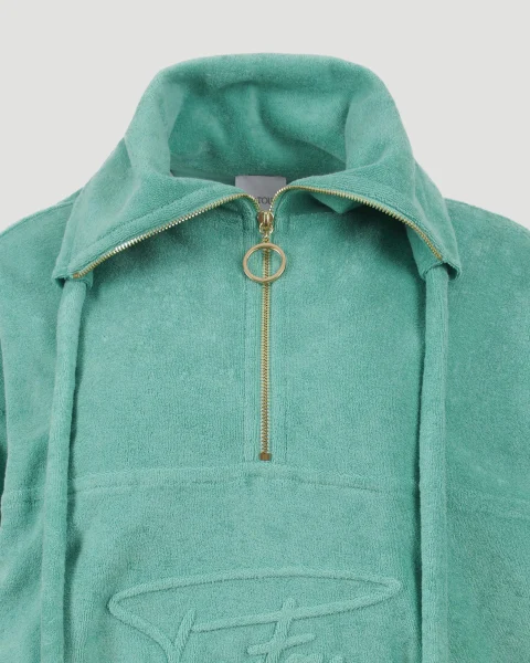 Sweatshirt in Mint Green — снимка 2