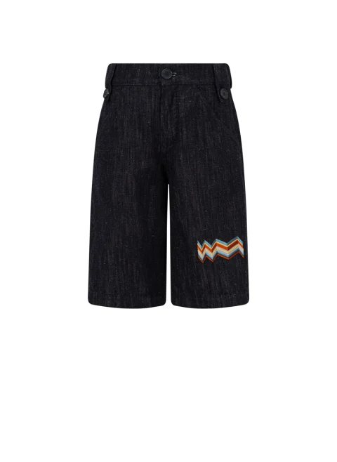 Къс панталон от деним Missoni Kids