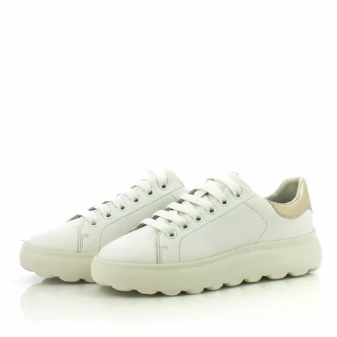 Дамски Сникърс GEOX – D45TCD D SPHERICA WHITE/LT GOLD — снимка 3