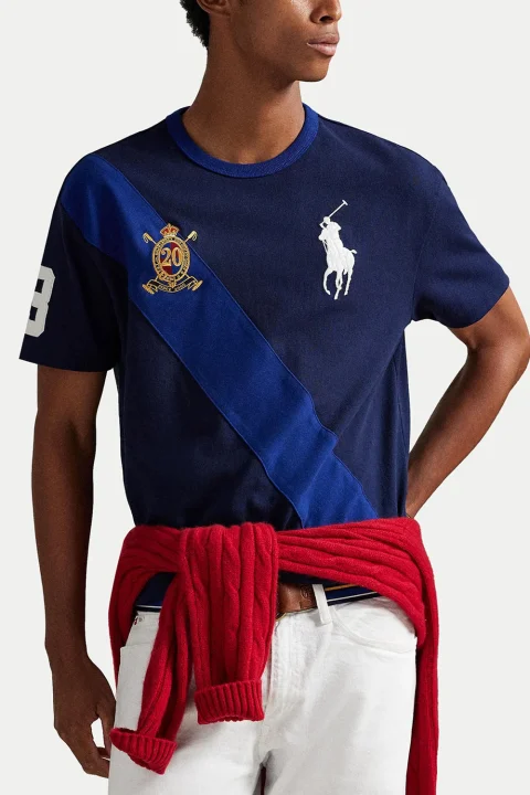 T-Shirt Hvy Wt Jersey-Ssl 710981767003 410 navy — снимка 2