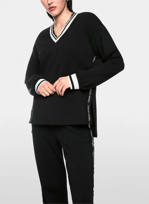 Суитшърт с дантела Marc Cain Sports — снимка 7
