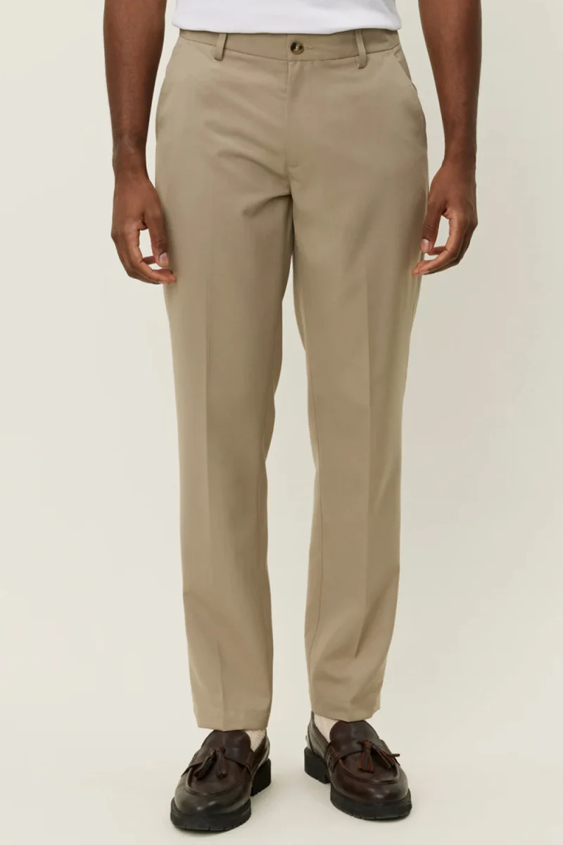 Панталон Como Reg Solid Suit 1000074 810-dark sand — снимка 2