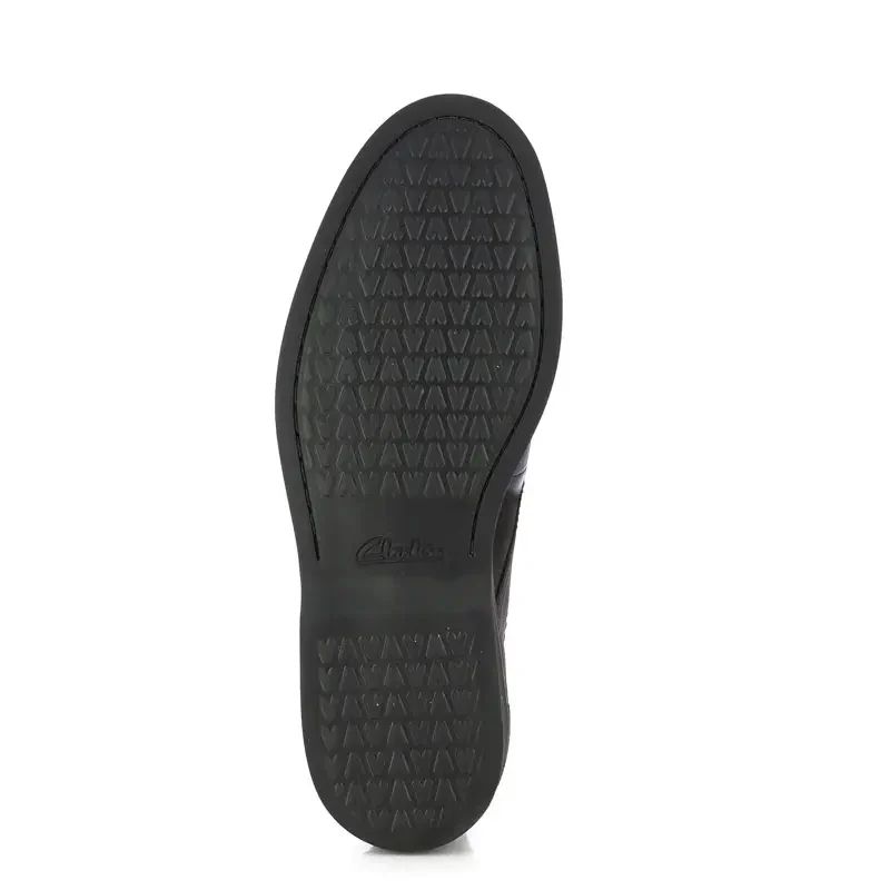 Мъжки Офис Обувки CLARKS – 26173608 ATTICUS LTLACE BLACK — снимка 4