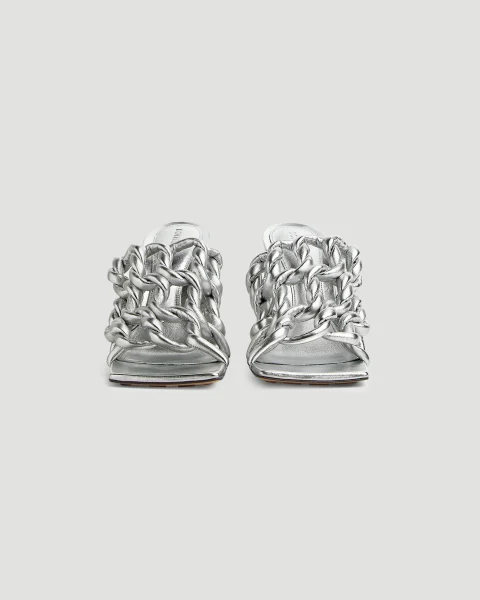 Stretch Mule in Silver — снимка 5