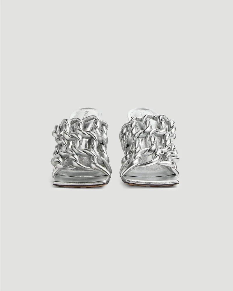 Stretch Mule in Silver — снимка 5