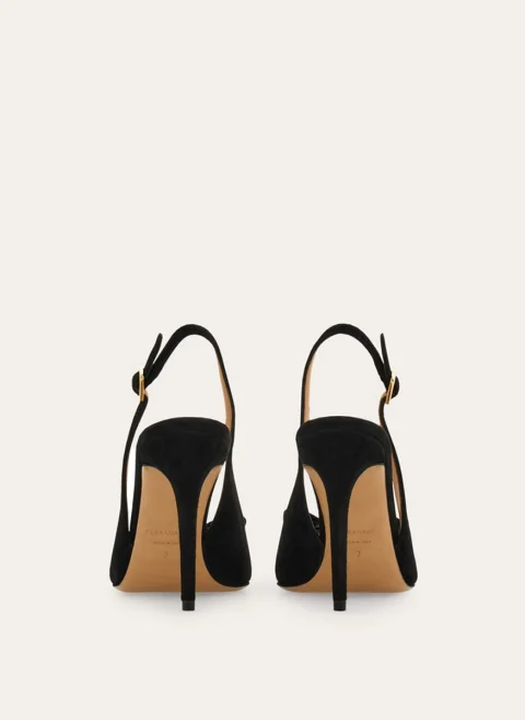 Обувки на ток с панделка Ferragamo — снимка 4