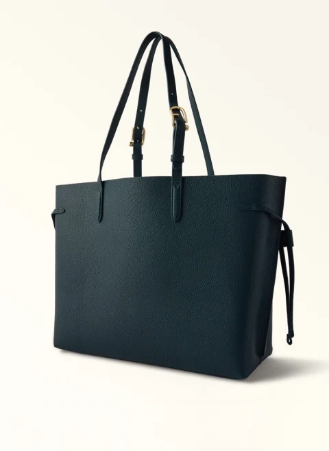 Кожена 'Tote' чанта Furla Ava Dark Forest L — снимка 2