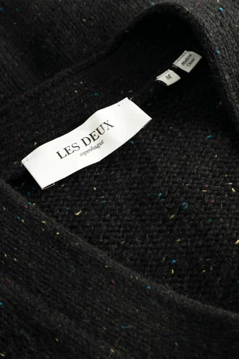 Жилетка Gary Fleck Wool Cardigan LDM310111 100100-black — снимка 2
