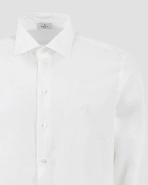 Linen Shirt with Logo — снимка 3