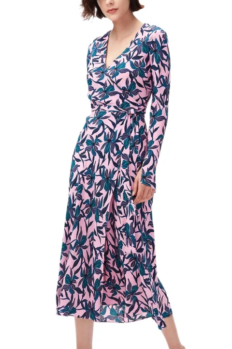Dress Dvf Tilly Dress DVFDW4Q006ORTNP B6976 pink