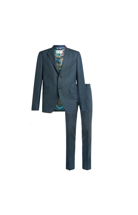 Wool Single-Breasted Suit
