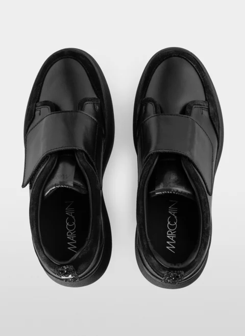 Кецове с детайли от велур 'Modern trainers' Marc Cain Sports — снимка 4