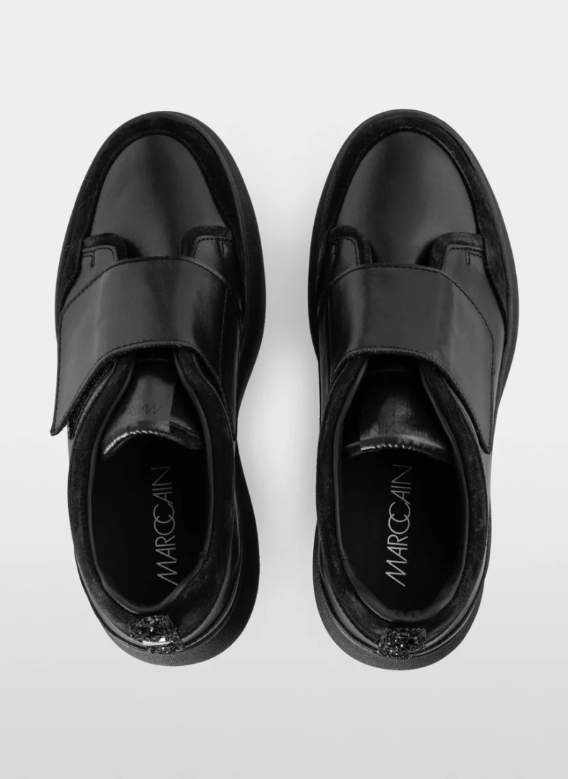 Кецове с детайли от велур 'Modern trainers' Marc Cain Sports — снимка 4