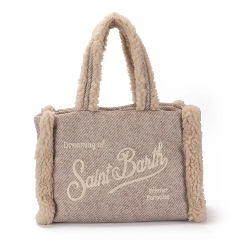 Дамска чанта Colette Shearling SAINT BARTH