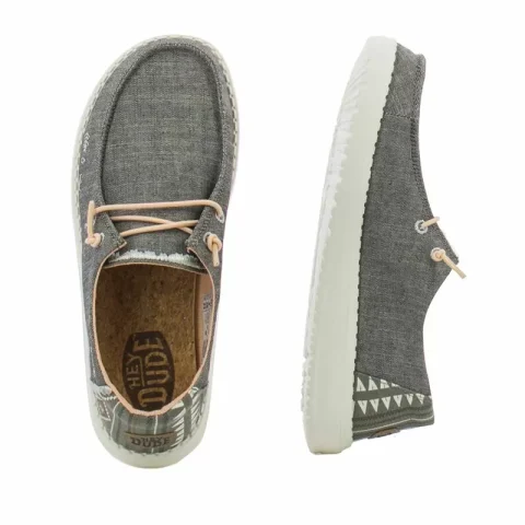 Дамски Ежедневни HEY DUDE – 40054-030 WENDY BOHO GREY — снимка 5